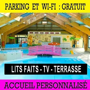  Camping Domaine De Kerlann-mh6pers-2ch-grande Terrasse-tout Confort